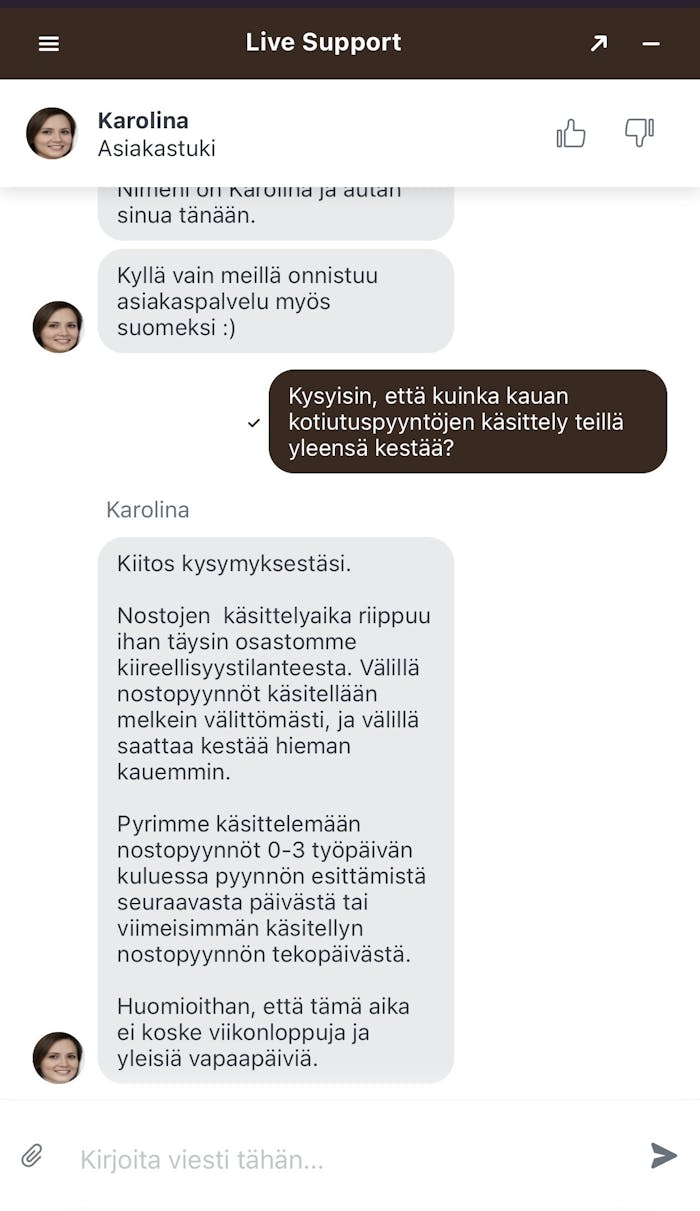 Fat Pirate Casinon asiakastuki tarjoaa palvelua my?s suomeksi.