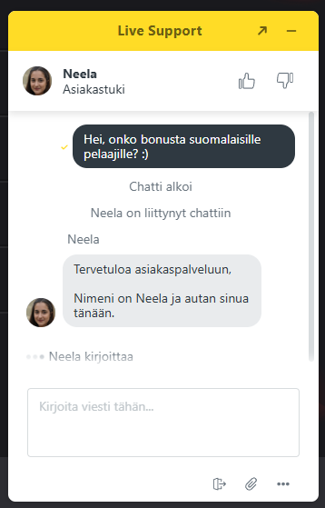 Fezbet kasinon chat-tuki ja keskustelua suomeksi.