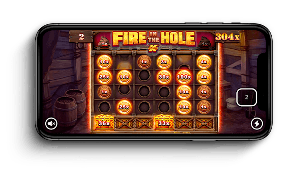 Fire in the Hole puhelimessa