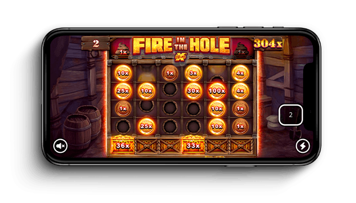 Fire in the Hole puhelimessa