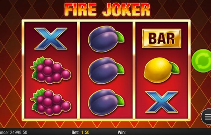 Fire Joker: Arvostelu, tiedot ja yksityiskohdat logo