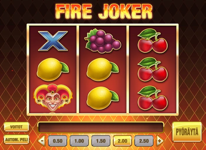 Fire Joker on klassinen hedelmäpeli