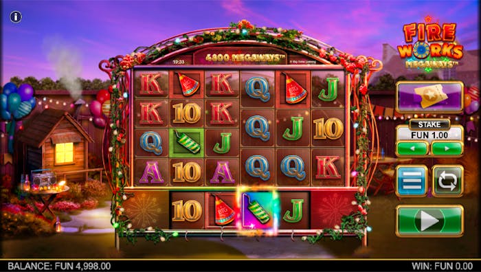 Fireworks Megaways: Tiedot ja yksityiskohdat logo