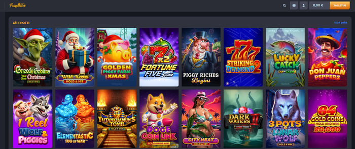 Flappy Casinon jättipotti-kategoria, jossa Hold & Win -kolikkopelien kansikuvia