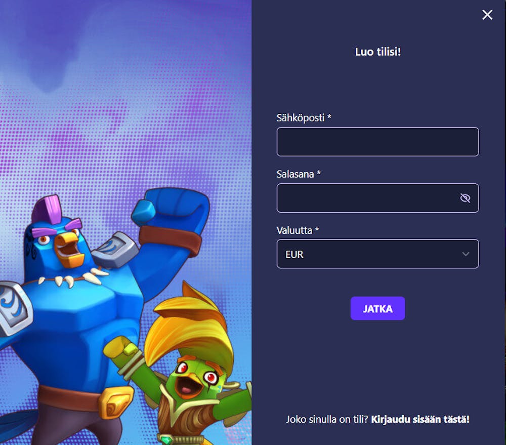 foggybetin login