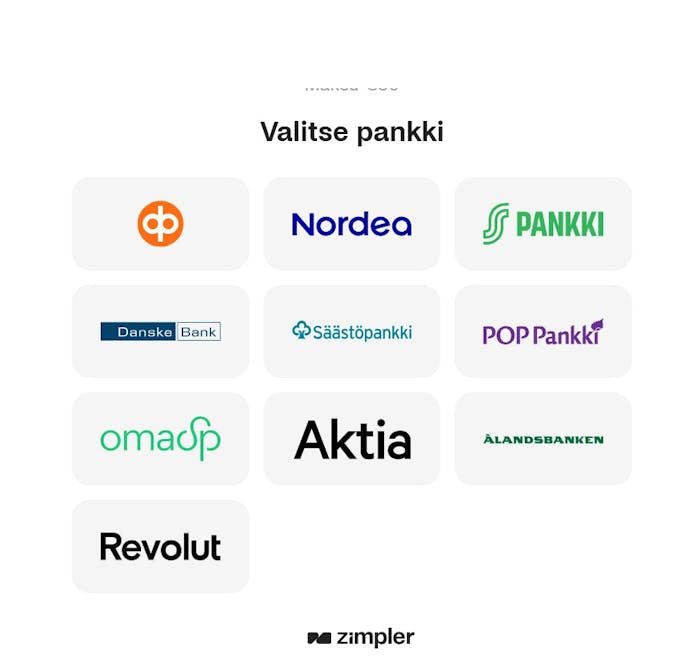 Talletuksen aikana Frostybetin pelaajille tarjotaa n?m? pankkivaihtoehdot.