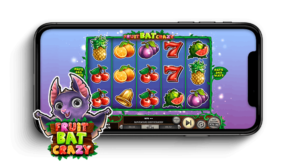 Fruitbat Crazy on uskomattoman söpö myös puhelimella pelatessa