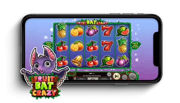 Fruitbat Crazy on uskomattoman söpö myös puhelimella pelatessa