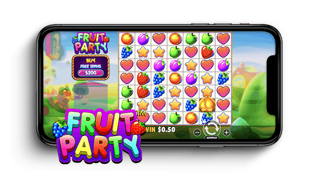 Fruit Party mobiilissa