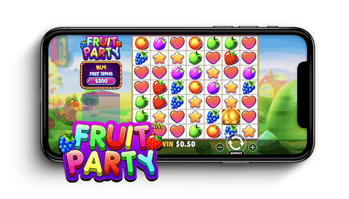 Fruit Party mobiilissa