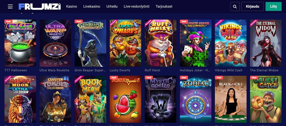 frumzi casino pelit