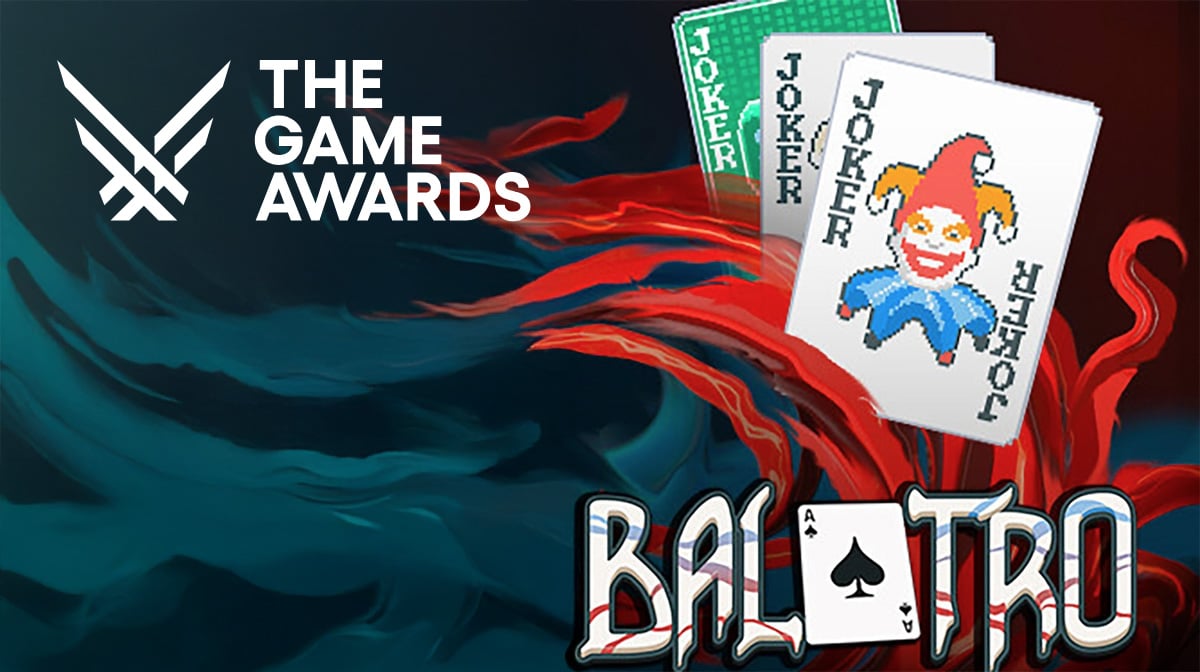 Balatro niitti menestystä The Game Awards 2024 -gaalassa