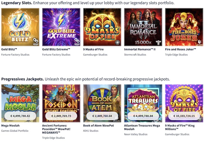 Games Global tarjoaa massiivisen pelivalikoiman