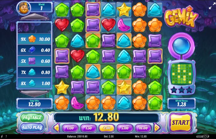 Gemix: Arvostelu, tiedot ja yksityiskohdat logo