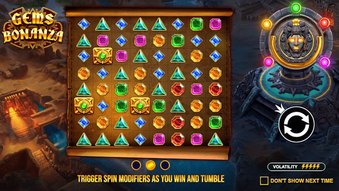 Gems Bonanza: Arvostelu, tiedot ja yksityiskohdat logo