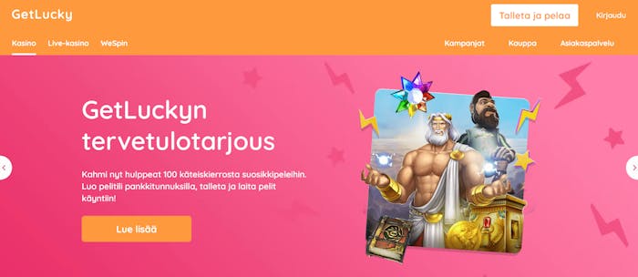 getluckyn tervetulotarjous