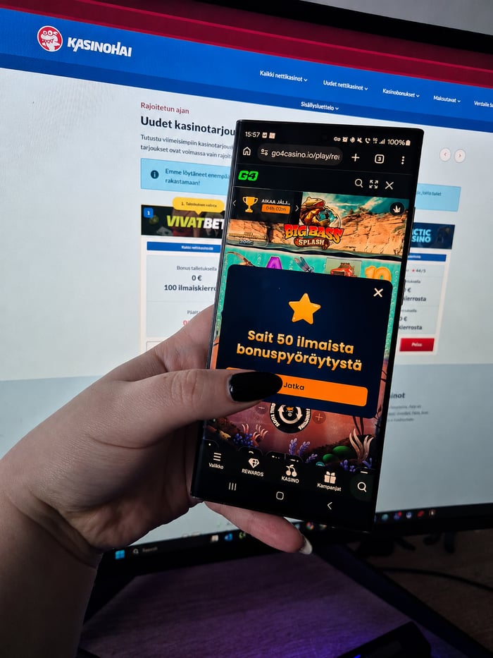GO4 Casinon pelivalikoima mobiilissa