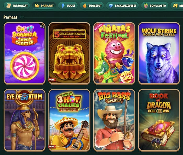 GoKong kolikkopelien valikoimaan kuuluu Sweet Bonanza Super Scatter