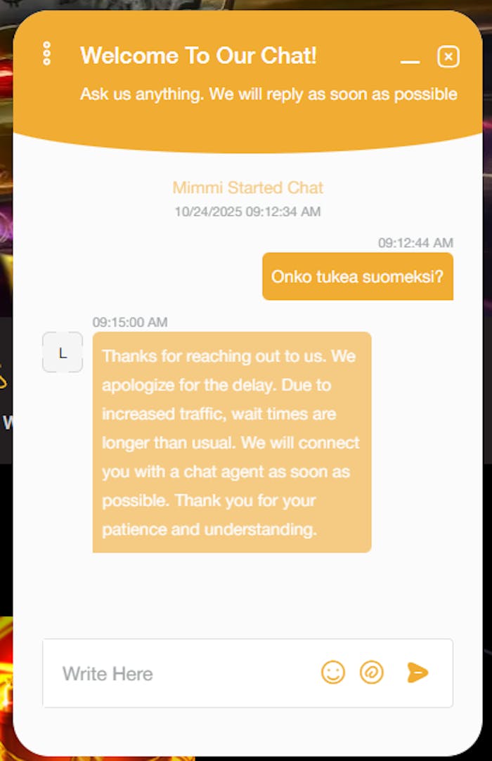 goldenbet kasinon chat-tuki ja keskustelua.