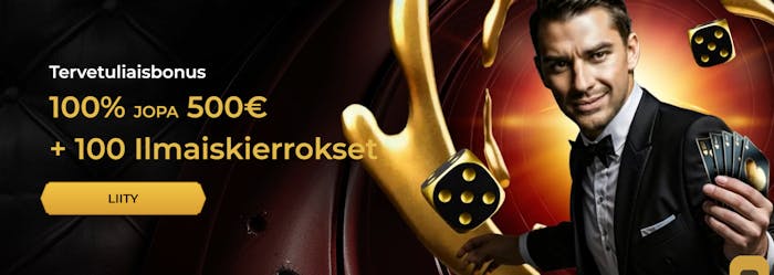 Goldiwin Casino tarjoaa mukavan bonuksen sekä kasino- että vedonlyöntipuolelle.