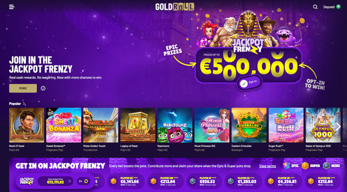 Gold Roll Casinon etusivu