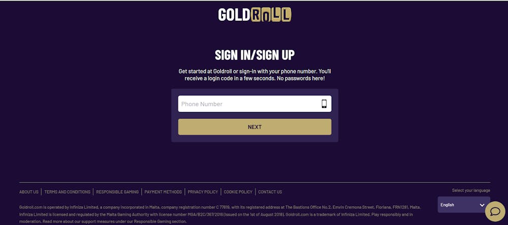 goldrollin login