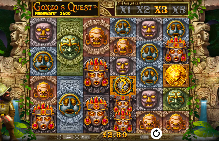 Gonzo’s Quest Megaways: Arvostelu, tiedot ja yksityiskohdat logo