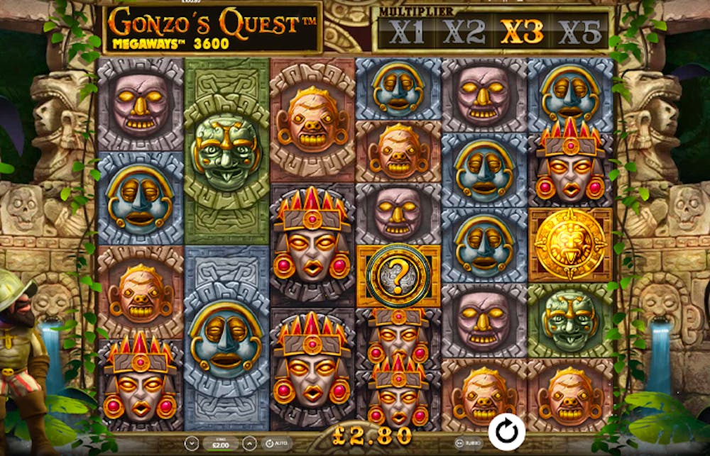 Gonzo’s Quest Megaways: Tiedot ja yksityiskohdat logo
