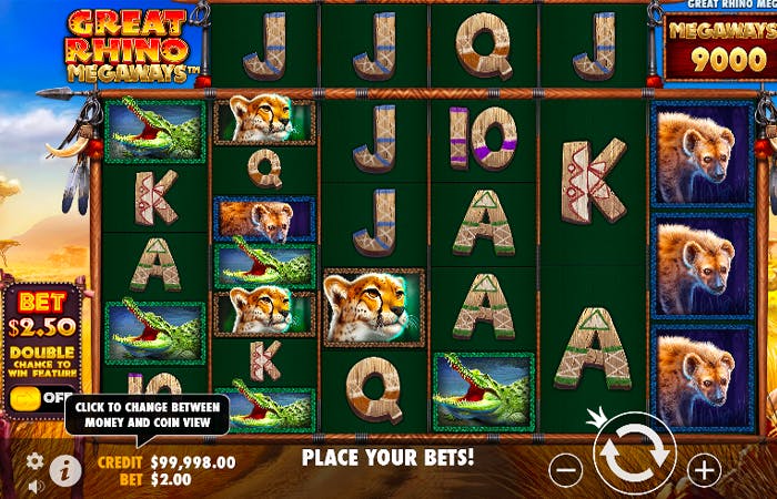 Great Rhino Megaways: Tiedot ja yksityiskohdat logo