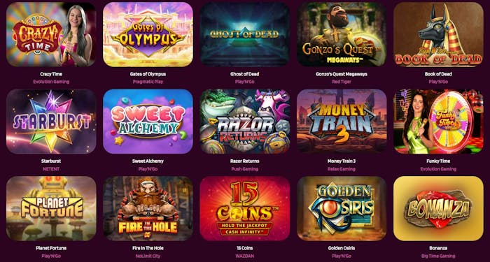 HappySpins Casinon pelivaihtoehdot