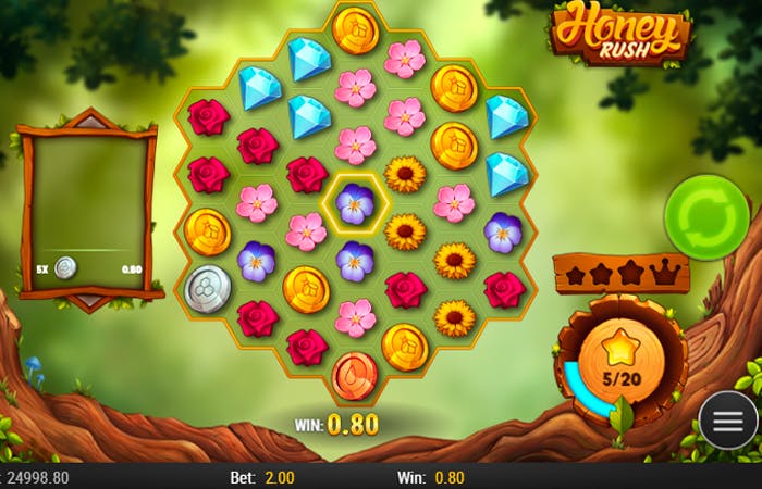 Honey Rush: Arvostelu, tiedot ja yksityiskohdat logo