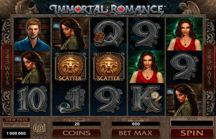 Immortal Romance: Arvostelu, tiedot ja yksityiskohdat logo