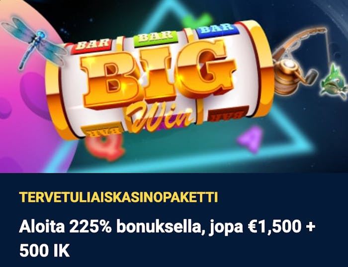 Nappaa tervetuliaispaketti Jupi Casinolla