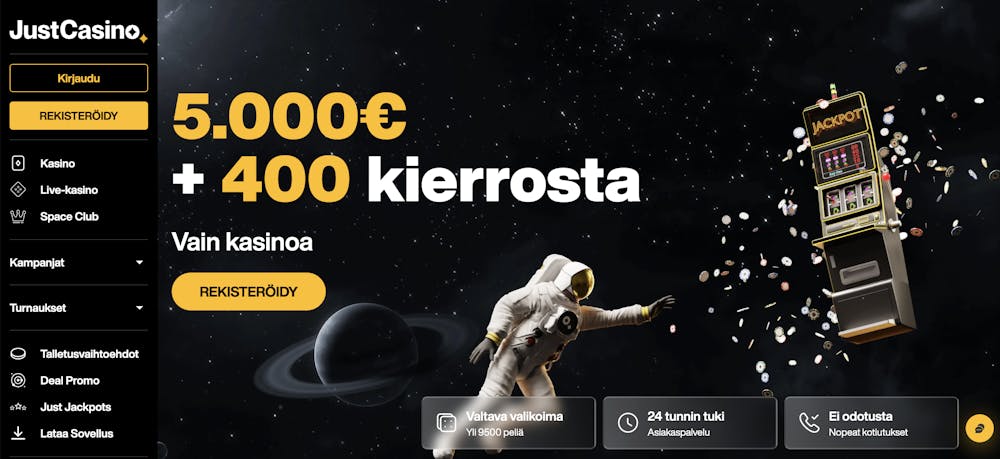 Just Casino tervetulobonus