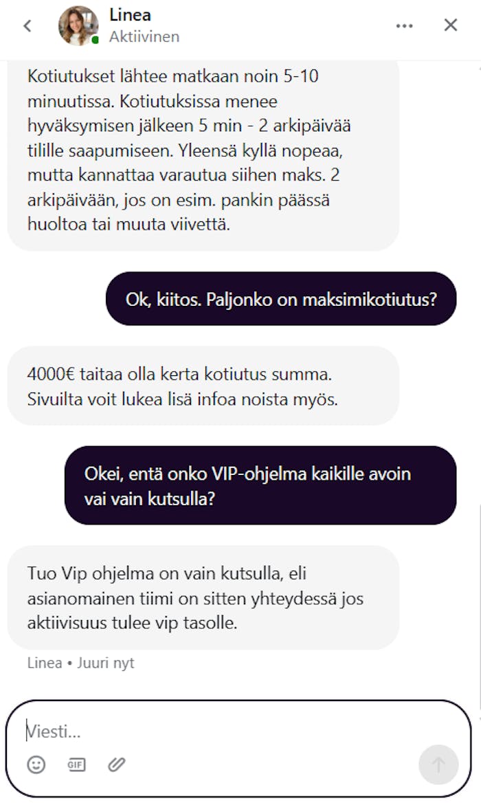 Kanuuna asiakaspalvelu