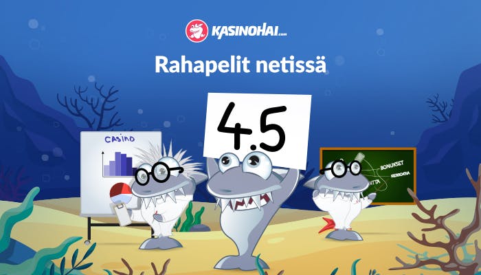 Kasinohai näyttää, miten rahapelit toimivat verkossa
