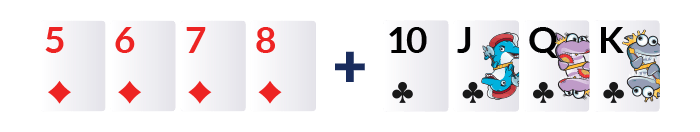 Shanghai kierros kaksi värisuoraa