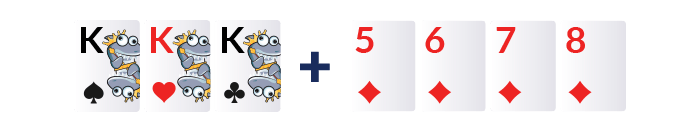 Shanghai kierros kolmoset ja värisuora