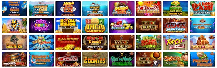 King Casinon  pelivalikoimaa selatessa kasinon kömpelö käyttöjärjestelmä korostuu.
