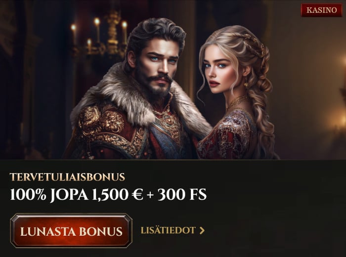 Kyngs Casinon tervetuliaisbonus