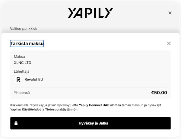 Talletin Kyngs Casinolle Revolutilla