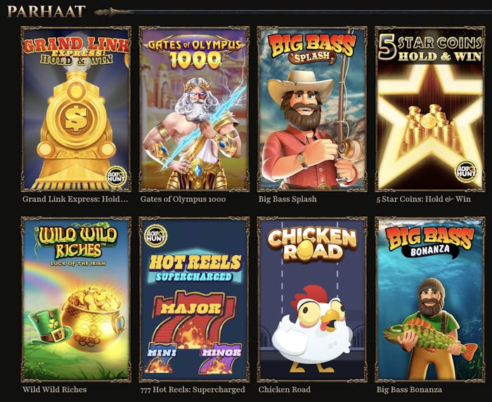 Kyngs pelivalikoima sisältää kaikki suosituimmat pelit