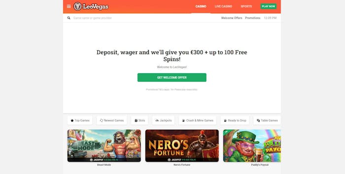 leovegas bonus uusille pelaajille