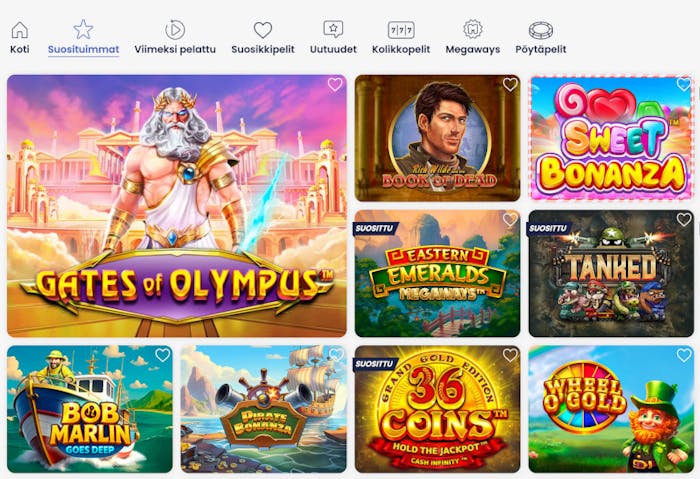 LiliBet Casinolta löydät parhaat kasinopelit.