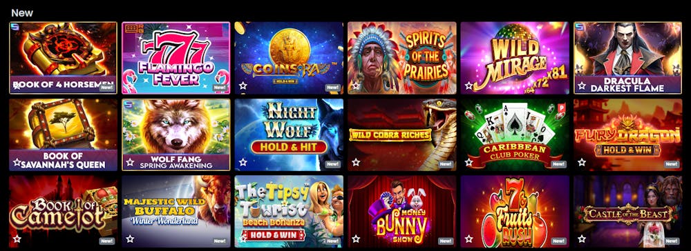 Love Casinon plivalikoimasta löytyy noin 2 000 pelinimikettä.