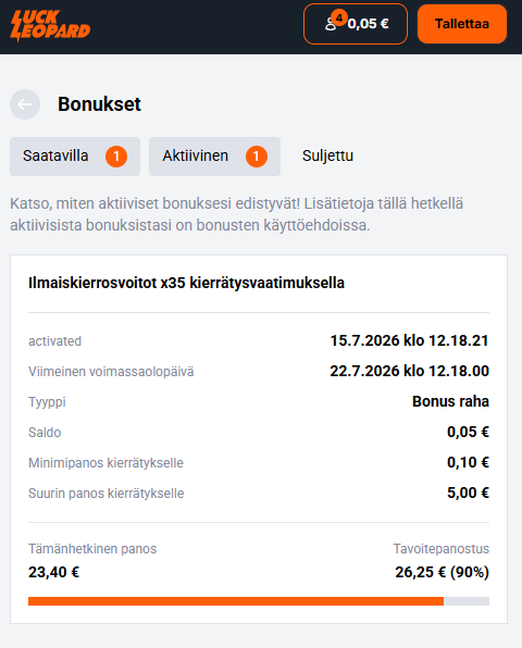 90 prosenttia ilmaiskierrosten kierrätystavoitteesta täytettynä.