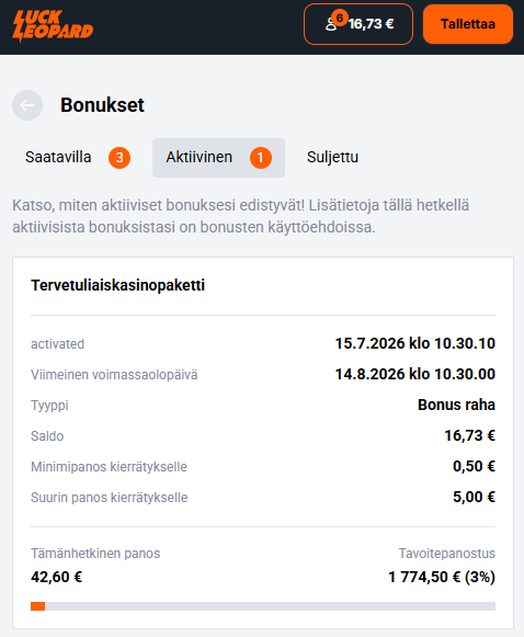 Kierrätys 42,60 eurossa eli edelleen 3 prosentissa.