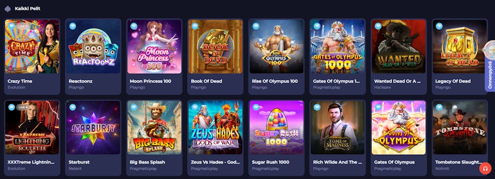 Luckyfriendsin pelivalikoimasta löytyy niin klassisimmat kasinopelit kuin uudemmat innovatiiviset pelit.