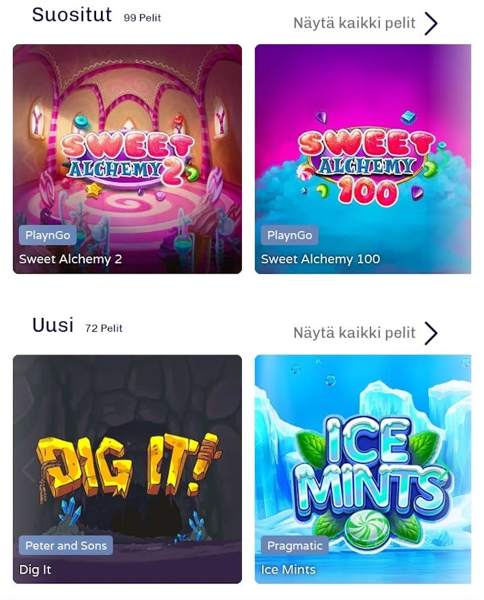 Lumi Casino pelit