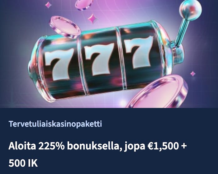 Lunar Spins Casinon tervetuliaisbonus kasinopelaajille